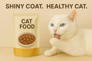 Turuncu Tekir Tımarlı Kedi maması Reklamı