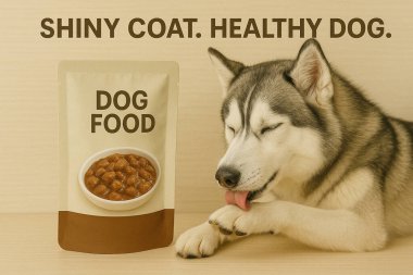  Premium Dog Food Ambalajlı Sibirya Husky 'si