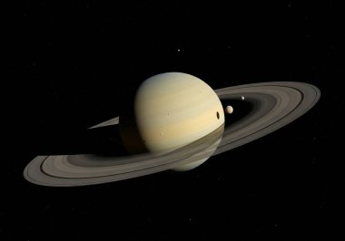 Satürn 'ün astronomik görüntüsü, kendine özgü halkalarını ve çizgili atmosferini sergiliyor. Güneş sistemimizin gerçek bir harikası..