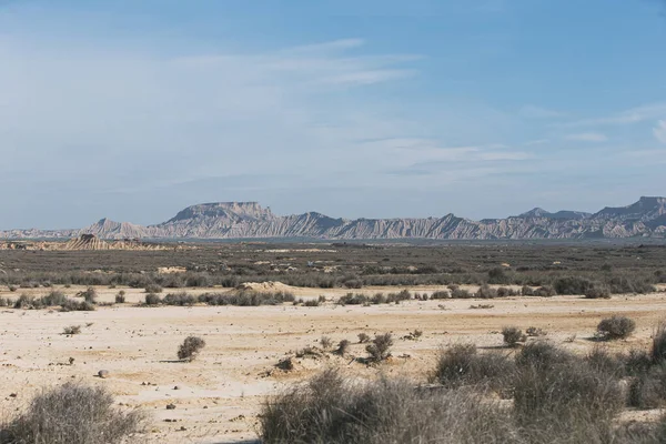 スペイン ナバラ州のバルデナス レアルの砂漠 ストック写真