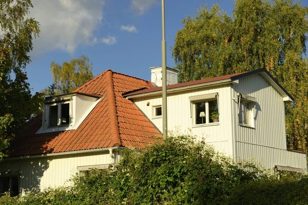 Schwedische Wohnungen Stockholm Schweden — Stockfoto