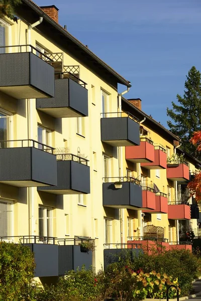 Moderni Appartamenti Con Soggiorno Vista — Foto Stock