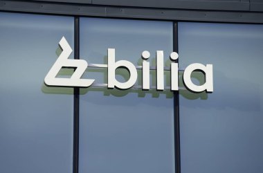 Stockholm, İsveç - 9 Ekim 2022: Segeltorp 'taki Bilia araba acentesinin dış görünümü