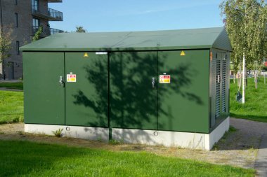 İsveç 'in banliyösündeki Green Network istasyonu