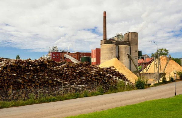 Billingsfors mill is a Swedish paper mill and former iron mill in Billingsfors, Steneby parish, Bengtsfors municipality.