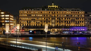 Stockholm, İsveç 12 Aralık 2023. Stockholm 'deki Grand Hotel' de.