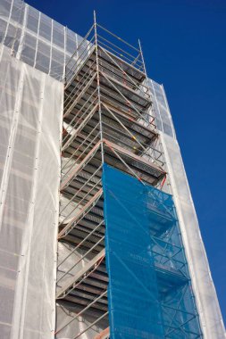 İnşaat alanı, manzaraya bak.