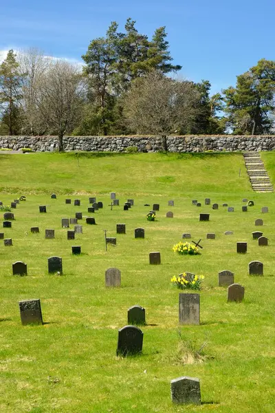 stock image Unesco heritage Woodland cemerery in Sweden.