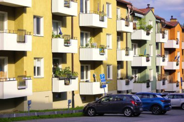 Stockholm bölgesindeki apartmanlar