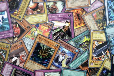 Stockholm, İsveç - 22 Kasım 2024: Büyük Yu-Gi-Oh grubu