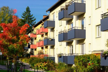 Stockholm Residential Estate 'teki Sarı Evler