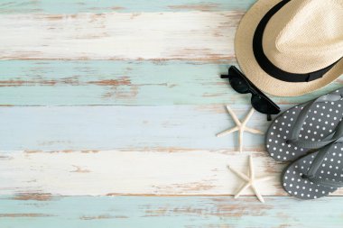 Seyahat tatili ve uzun yaz tatili planlama kavramı.