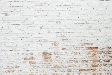 White stone wall texture and background, close up