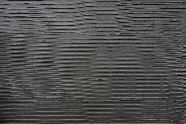Schwarze Zementlinie Kurvenmuster Auf Hausbau Für Hintergrund Und Textur — Stockfoto