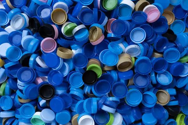 환경을 보존하기 재활용 플라스틱 닫습니다 재활용 재사용 쓰레기 콘테스트를 스톡 사진