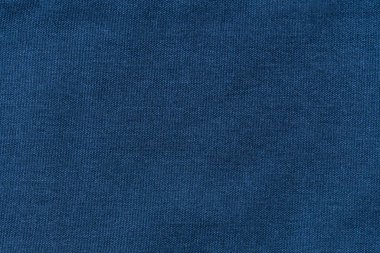 Mavi kot giysi kumaş arka plan dokusu, kumaş giysi konsepti, görünümü kapat.