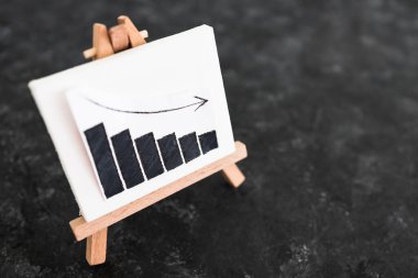 when will inflation go down. canvas with graph showing prices dropping, cost of living going down conceptual image