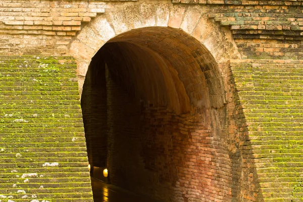 Old Tunnel Wat Umong Chiangmai Thailand — Stock Photo, Image
