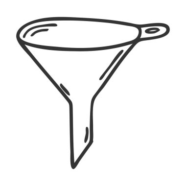 Mutfak hunisi. Masa takımı. Mutfak aksesuarları, mutfak aletleri. Mönü tasarımı, yemek tarifleri ve ambalaj için tasarım öğesi. Beyaza el çizimi ve izole edilmiş. Siyah-beyaz vektör çizimi