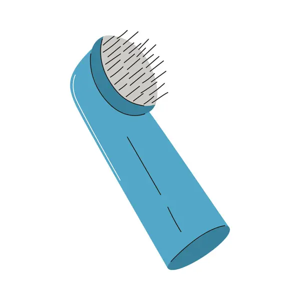 Tandborste Ditt Finger Munvård För Husdjur Ett Föremål För Skötsel — Stock vektor