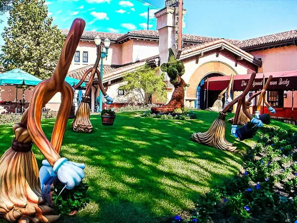 ORLANDO, FL - Nov 24, 2005: View of Fantasia Garden at Disney MGM STUDIOS in Walt Disney World.