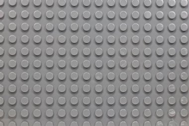 Gri plastik bloklar plakasız düz dizayn. Tam çerçeve