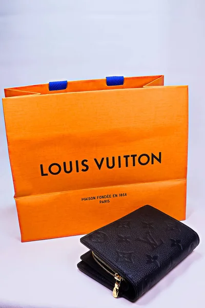 July 26, 2021: Nakhon Prathom, THAILAND, On the table is a Louis Vuitton bag,  as well