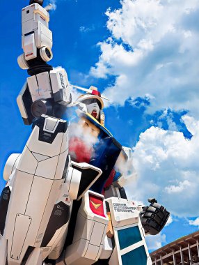 OSAKA, JAPONYA - 22 AUG 2025: GUNDAM NEXT FUTURE PAVILION, Dünya Fuarı 2025.