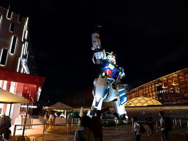 OSAKA, JAPONYA - 22 AUG 2025: GUNDAM NEXT FUTURE PAVILION, Dünya Fuarı 2025.