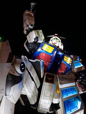 OSAKA, JAPONYA - 10 Temmuz 2025: GUNDAM NEXT FUTURE PAVILION, Dünya Fuarı 2025.