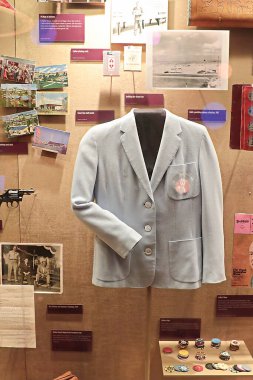 OSAKA, JAPAN - AUGUST 22, 2025 : Editorial photograph of the exteriors of various pavilions and exhibits showcasing a vision of the future at the 2025 Osaka, Kansai Expo.