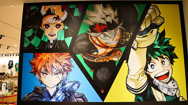 OSAKA, JAPAN - AUGUST 22, 2025 : Editorial photograph of the exteriors of various pavilions and exhibits showcasing a vision of the future at the 2025 Osaka, Kansai Expo.