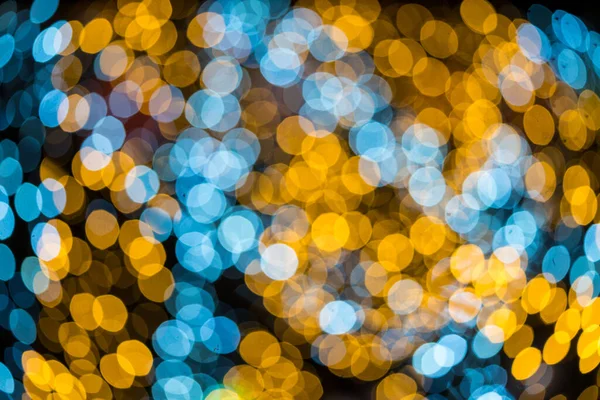 Image Blurred Bokeh Background Warm Colorful Lights Abstract Bokeh Night — Stock Photo, Image