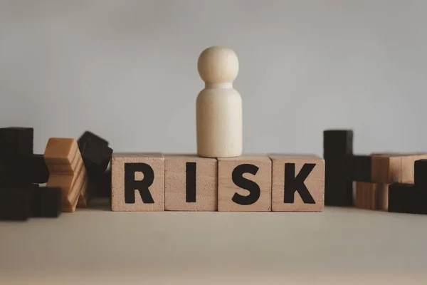 Risk Assessment Decision Accept Business Result Uncertainty Unpredictable Situation Concept — Stock Photo, Image