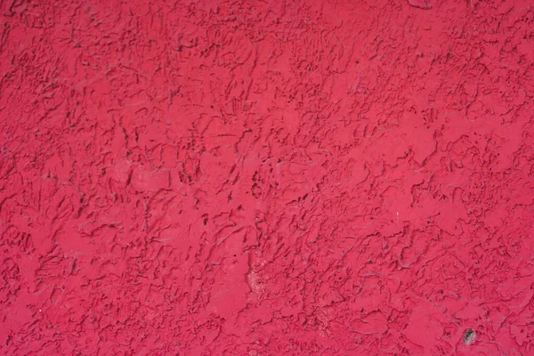 Beton Duvardan Yapılmış Soyut Kırmızı Boya Arka Planı Kırmızı Beton — Stok fotoğraf