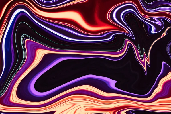 抽象的霓虹灯颜色表面纹理 时尚和有趣的抽象背景 霓虹灯彩液艺术背景的抽象概念 — 图库照片