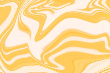 Sarı ve beyaz soyut arkaplan. Sıvı doku arkaplanı
