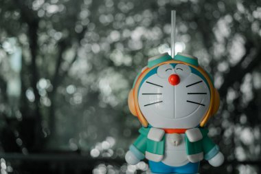 Samut Prakan, Tayland - 11 Ekim 2023: Doraemon 'un 