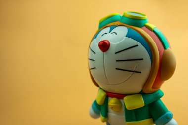 Samut Prakan, Tayland - 15 Ekim 2023: Doraemon 'un 