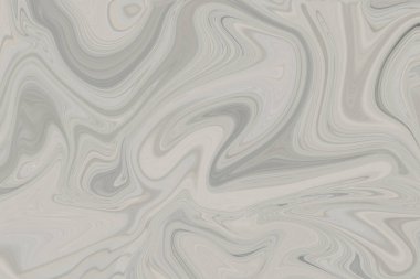 Soyut akışkan sanat arka planı açık beyaz renkler. Sıvı mermer. Dalgalı şekilli suluboya arkaplan. Taş bölümü..
