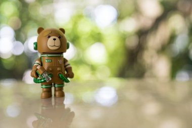 Bangkok, Tayland - 4 Eylül 2024: MEGA SPACE MOLLY 'nin pop marketi% 100 Serisi 3. Koleksiyon Mega Space Molly, Tüm Üyeler 9 tasarım, Bu üyenin adı TED 2