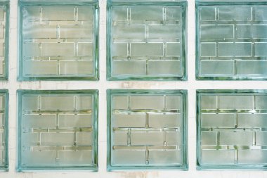 Cam küp yapı bloğu yapı kare şeklindeki arka plan. Modern iç dekorasyon veya enerji materyali tasarımı için kavramsal fikir.