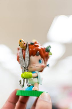 Bangkok - Tayland, 16 Aralık 2024 POLAR X HELLO POLAR Sezon 1 Seri Rakamları. Sanat oyuncağı