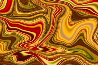 Renkli dalgalarla soyut yatay arkaplan. Temel arka plan için olabilir.