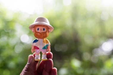 Bangkok, Tayland - 28 Mayıs 2025 FARMER BOB 'un şirin modeli, Denizyıldızı Koleksiyoncusu. Çiftçi Bob Adası Tek Boynuzlu At Bulma Serisi.