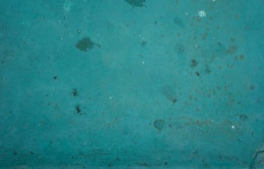 Grunge yeşil duvar dokusu, koyu yeşil renkli koyu çimento ve duvarda bir sürü kirli duvar. Bir desenli