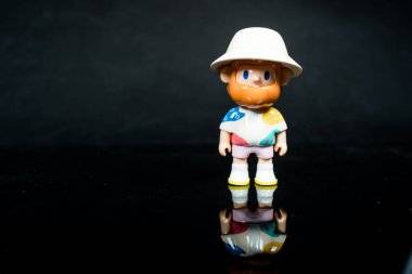 Bangkok, Tayland - 2 Haziran 2025 FARMER BOB 'un şirin bir modeli, Denizyıldızı Koleksiyoncusu. Çiftçi Bob Adası Tek Boynuzlu At Bulma Serisi.