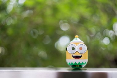 Bangkok, Thailand - June 24, 2025 : Cute figurine of new blind box or random box, Action Figure Minion, BOB 1.0 collection from Miniso shop.