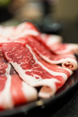 Shabu Shabu restoranları için kaliteli sığır eti..