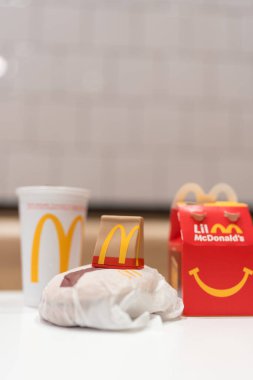 Bangkok, Tayland - 18 Ağustos 2025 McDonalds 'dan 